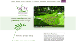 Desktop Screenshot of grownative.org